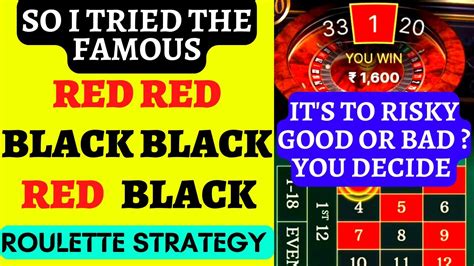 red and black roulette|Roulette Red or Black: The Ultimate Color Betting Guide.